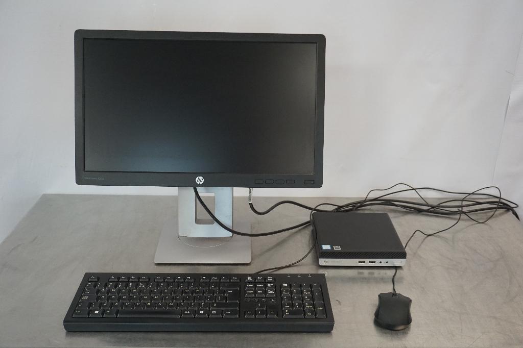 Computer set hp prodesk + beeldscherm + toetsenbord + muis, Ophalen, Gebruikt, Hp