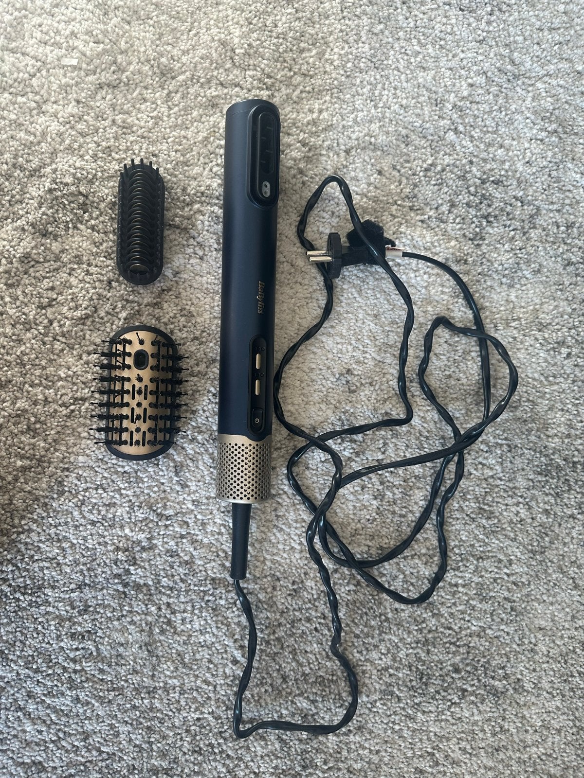 BaByliss airwand met Opzetstukken, Ophalen of Verzenden, Zo goed als nieuw, Haarverzorging