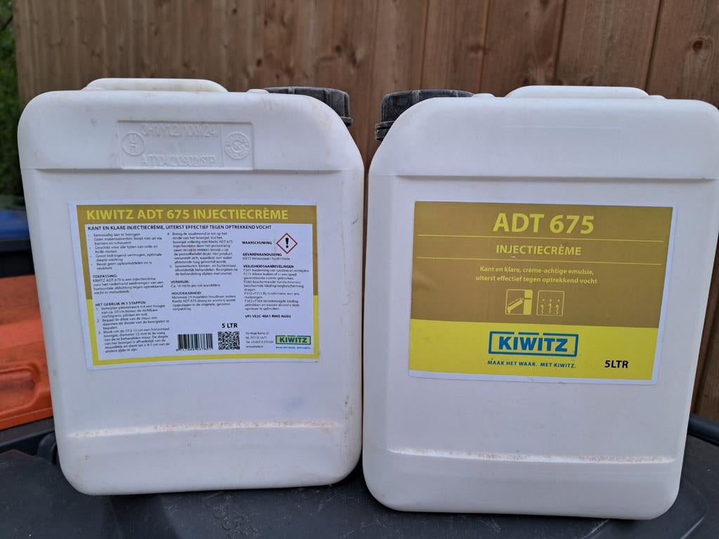 Kiwitz ADT 675 Injectiecrème – 5L (incl. pompje), Ophalen of Verzenden