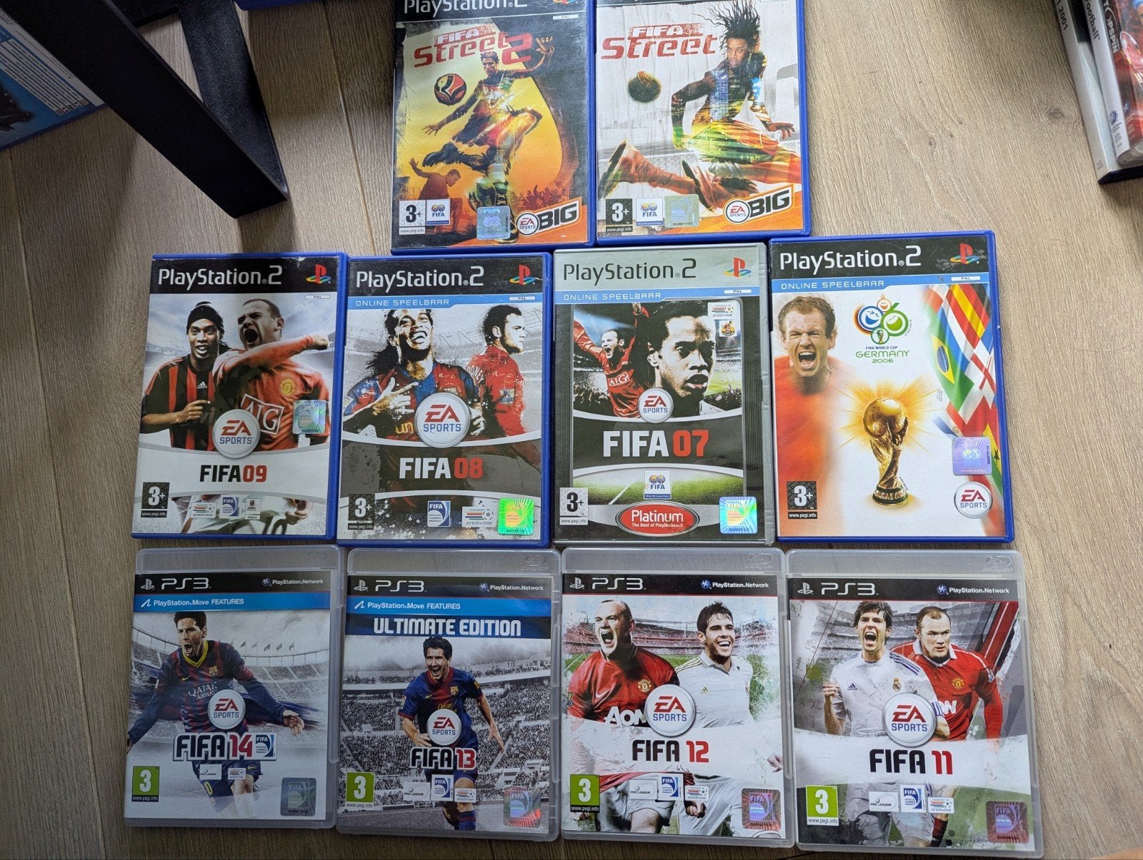 FIFA en FIFA Street Games (PS2 & PS3) - Grote Collectie, Gebruikt, 2 spelers, Ophalen of Verzenden, Vanaf 3 jaar