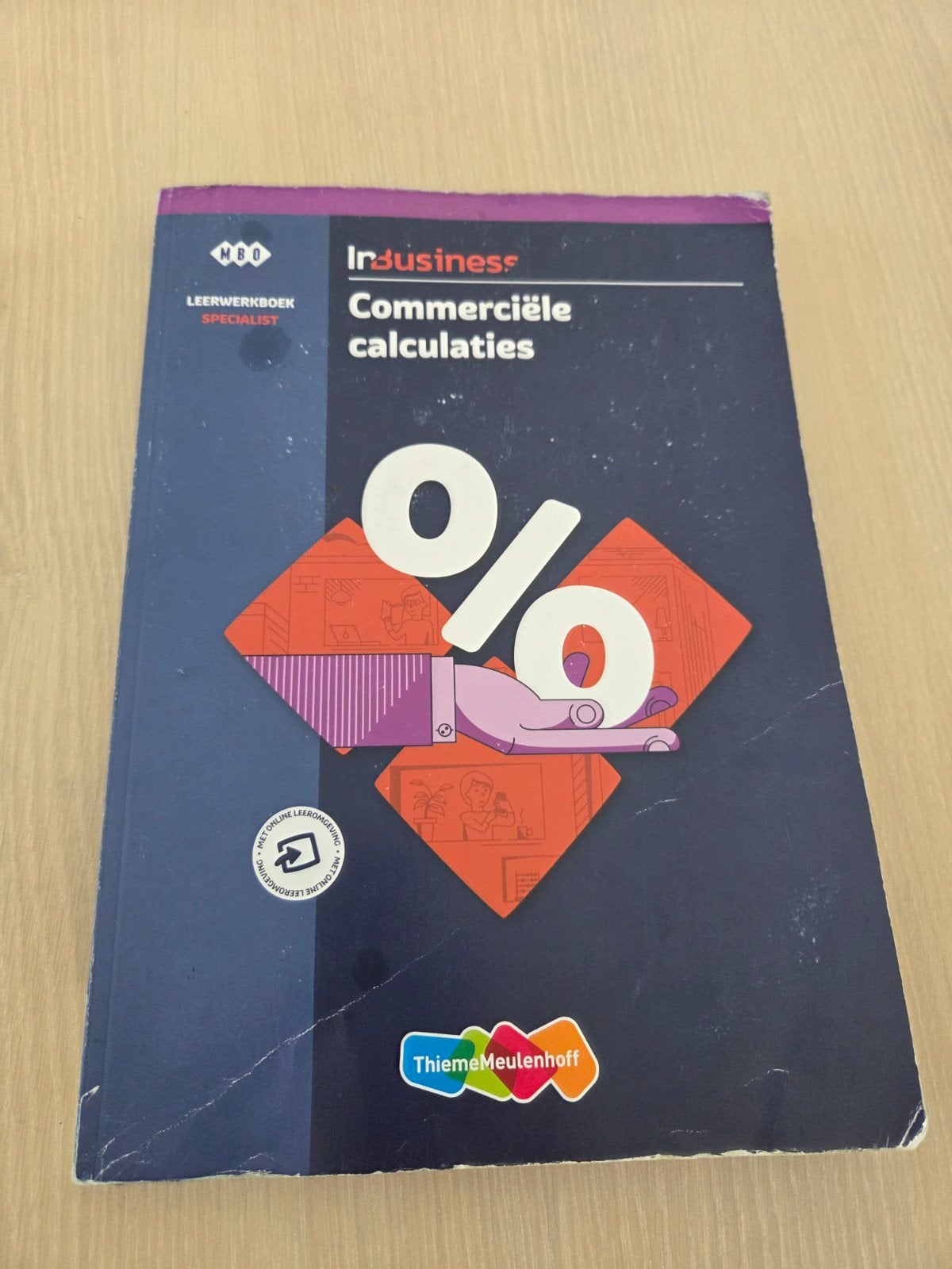 Leerwerk Commerciële calculatie MBO - InBusiness, Ophalen of Verzenden, Beta, Gelezen, MBO
