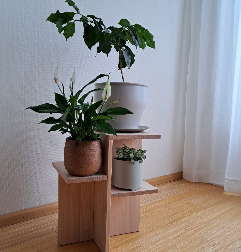 plantentafel, Minder dan 55 cm, Scandinavisch, Zo goed als nieuw, Rechthoekig