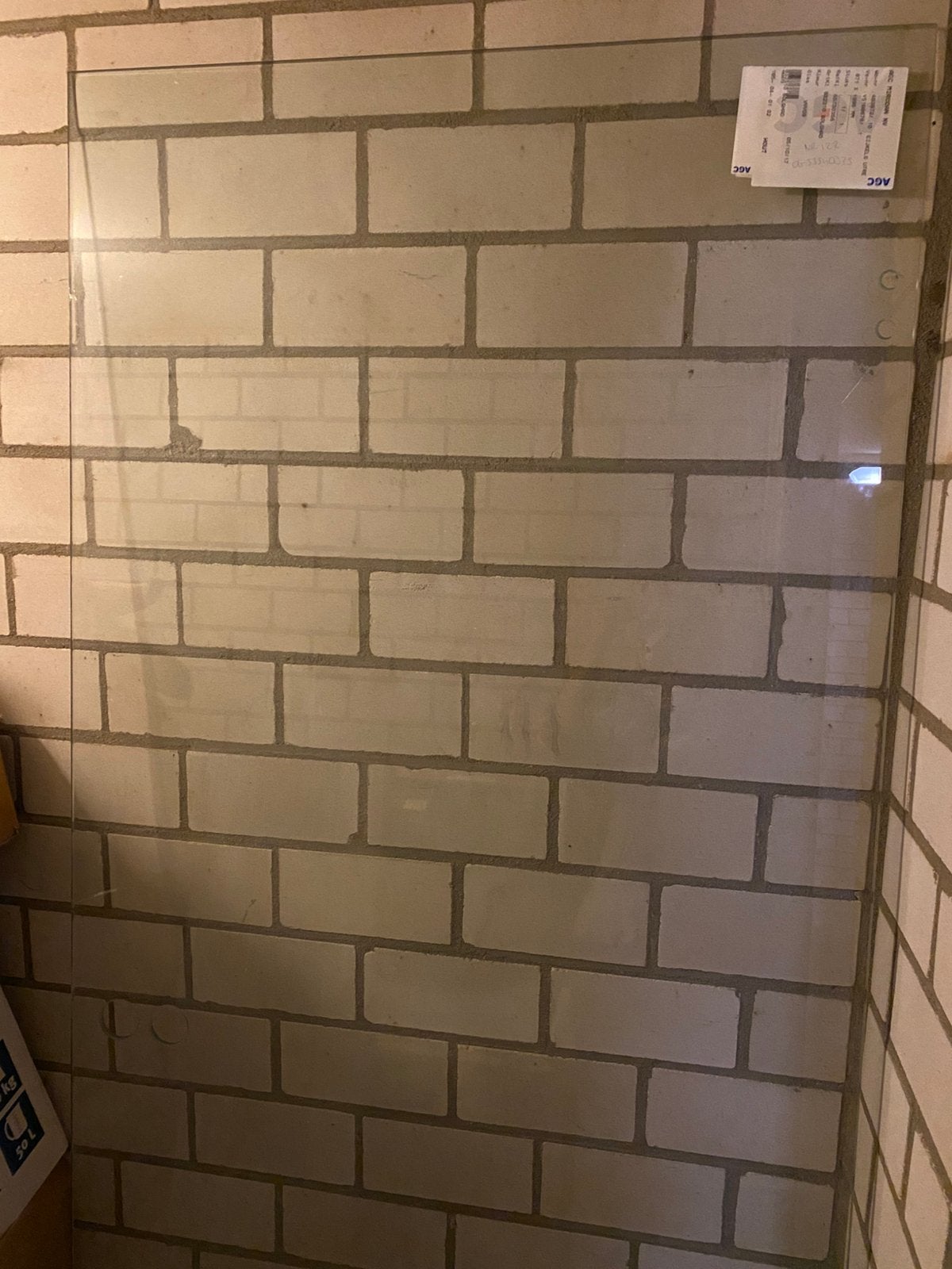 Glaswand voor douche, Ophalen, 80 tot 120 cm, 160 cm of meer, Zo goed als nieuw