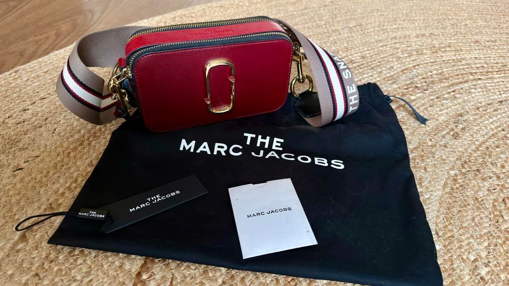Marc Jacobs Snapshot Camera Bag Rood, Ophalen of Verzenden, Zo goed als nieuw, Rood, Overige typen