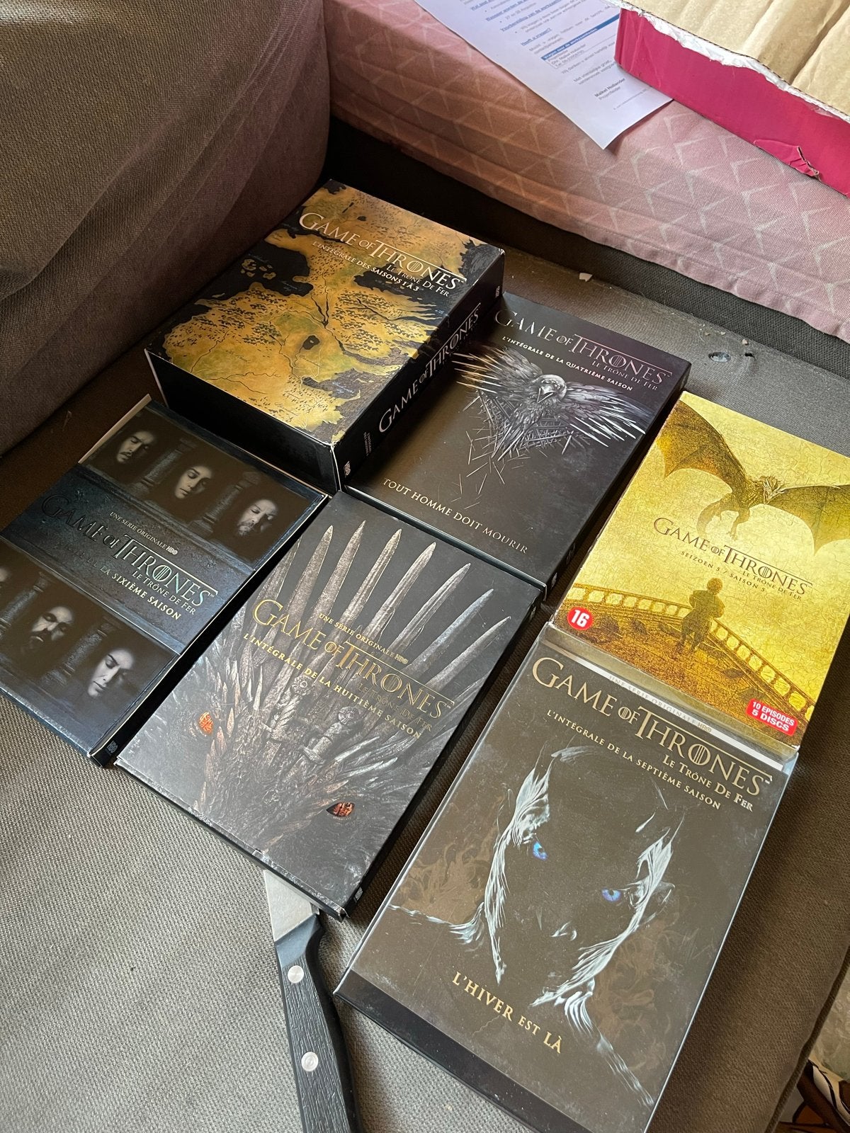 Game of Thrones DVD Boxset Seizoen 1-8 Franse uitgave), Vanaf 16 jaar, Nederlands, Fantasy, Ophalen of Verzenden