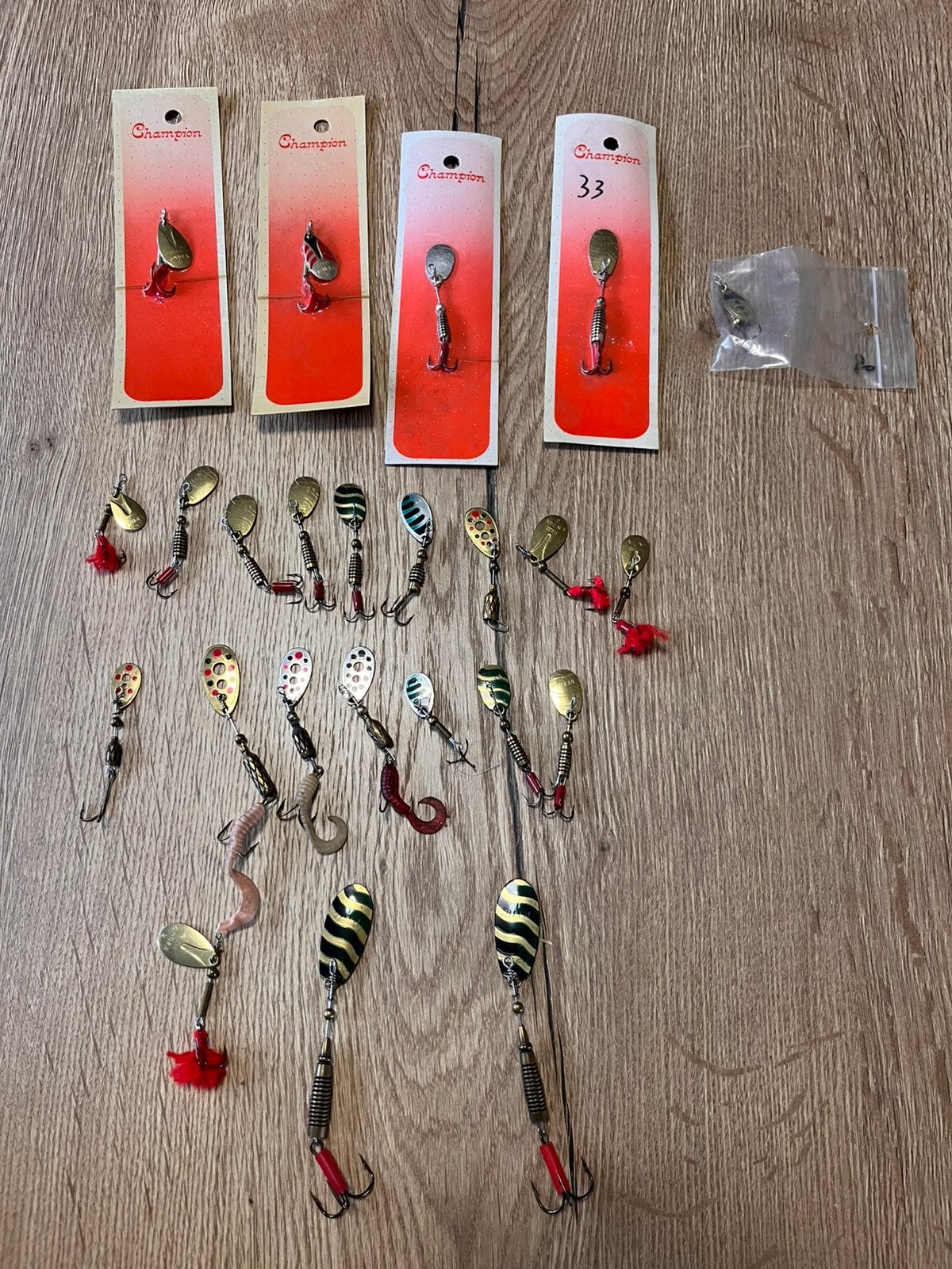 Kunstaas rublex spinners, Watersport en Boten, Hengelsport | Roofvissen, Ophalen of Verzenden, Zo goed als nieuw, Haak