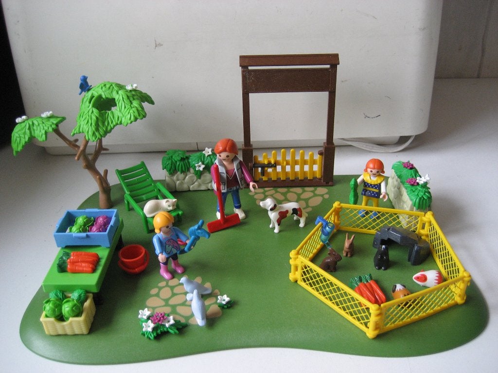 playmobil in de moestuin met allerlei huisdieren, Ophalen of Verzenden, Zo goed als nieuw