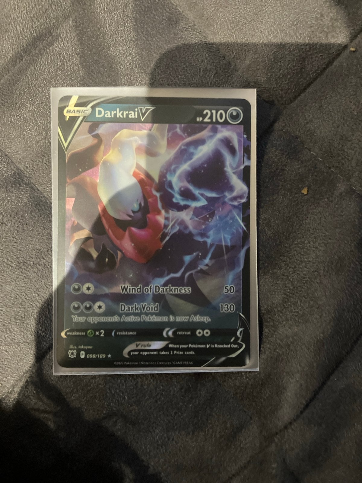 Pokémon Kaart Darkrai V (098/189) - Nieuwstaat, Ophalen, Nieuw, Losse kaart