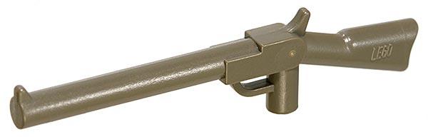 Lego Dark Gray Minifigure, Weapon Gun, Rifle, Gebruikt, Lego, Accessoire, Pirates