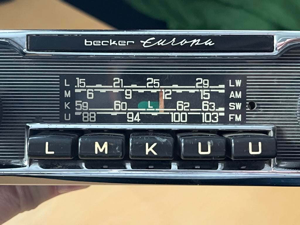 Becker Europa autoradio - Vintage klassieker, Auto diversen, Autoradio's, Gebruikt, Ophalen