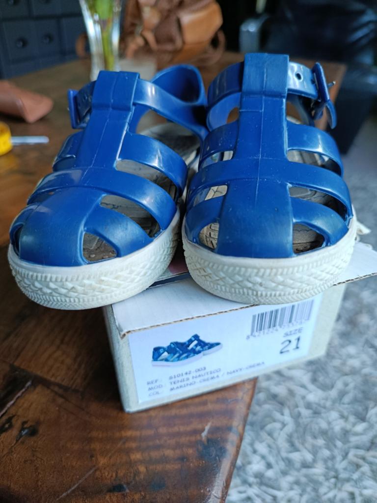 Igor waterschoenen maat 21 blauw, Gebruikt, Jongen of Meisje, Schoenen, Ophalen of Verzenden