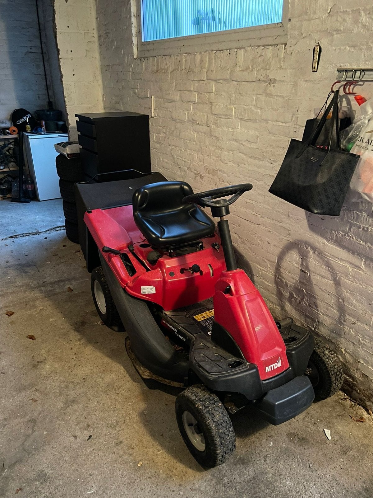 MTD Zitmaaier - Krachtige Benzine Grasmaaier, Ophalen, Cirkelmaaier, Gebruikt, Elektrische starter