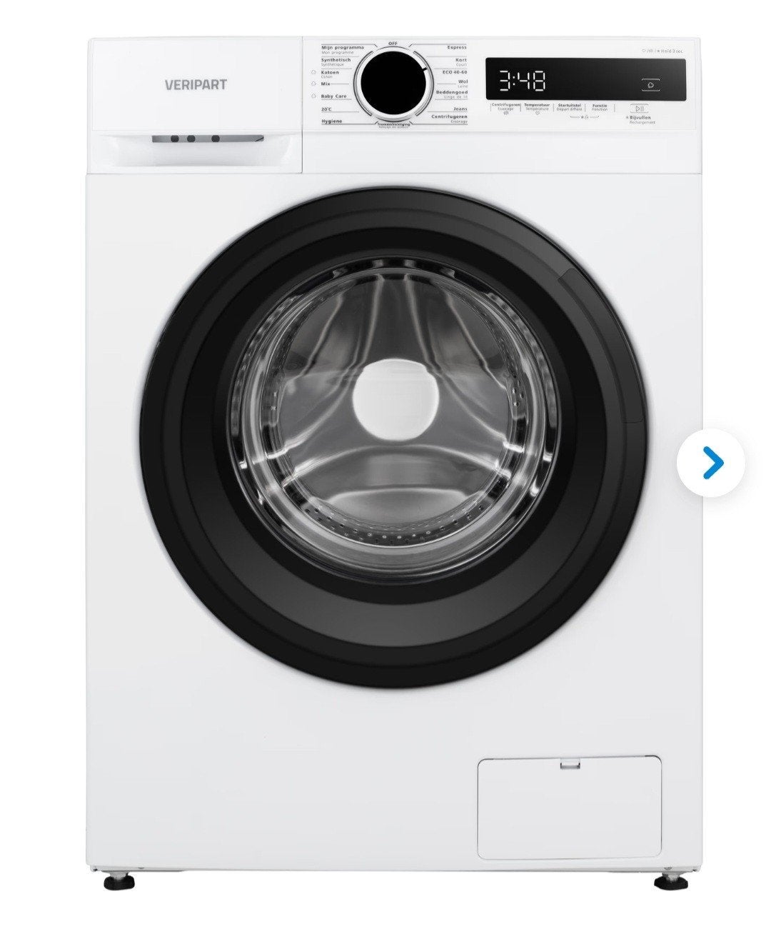 verdipact wasmachine. nieuw in doos met bon, Ophalen, Nieuw, 1200 tot 1600 toeren