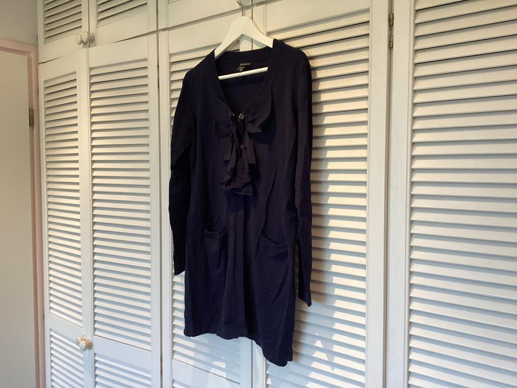 Donkerblauw vest van Question, Ophalen of Verzenden, Zo goed als nieuw, Maat 46/48 (XL) of groter, Blauw