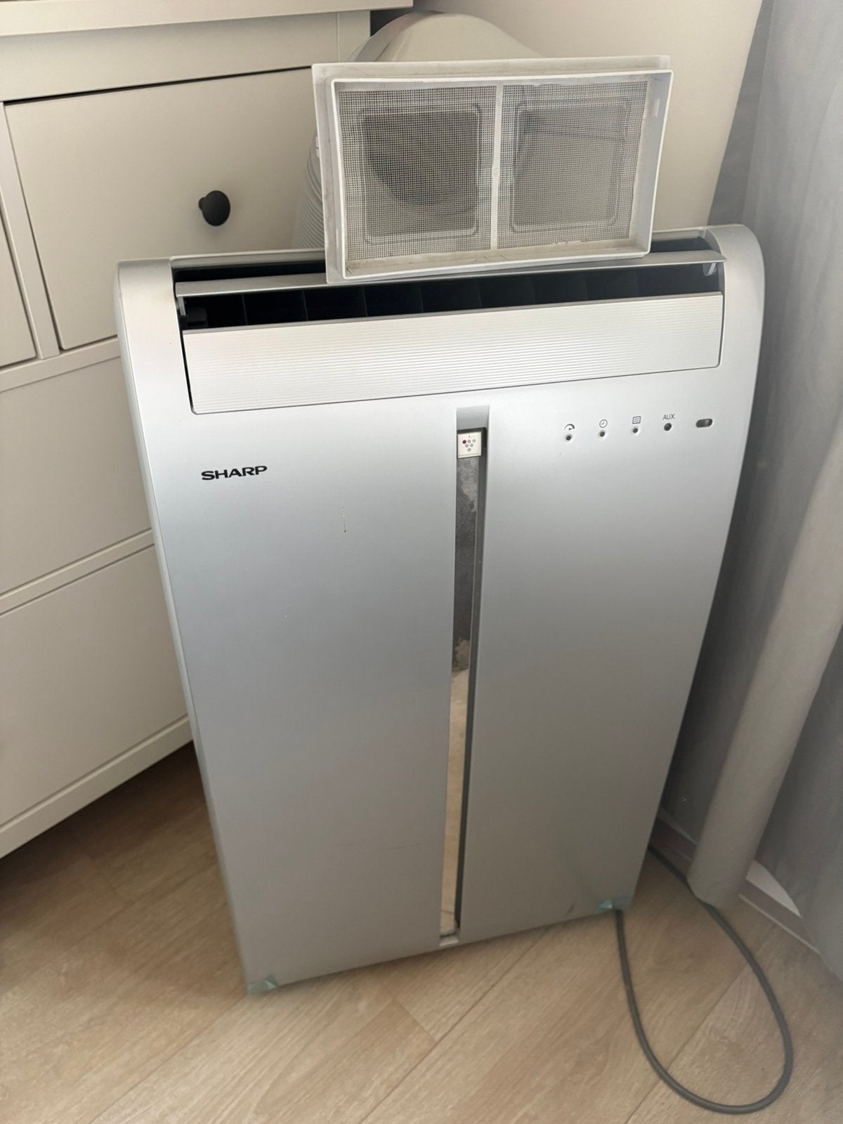 Sharp mobiele airco CV-P09FR, Ophalen, Zo goed als nieuw