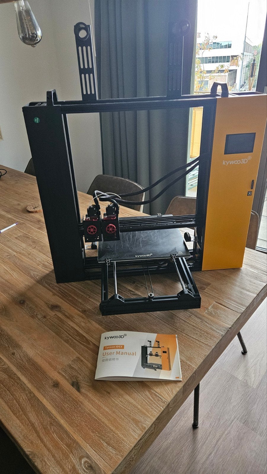 Kywoo 3D Tycoon IDEX 3D-printer met dubbele printkop, Computers en Software, Ophalen, Kywoo 3D, Zo goed als nieuw, Filament