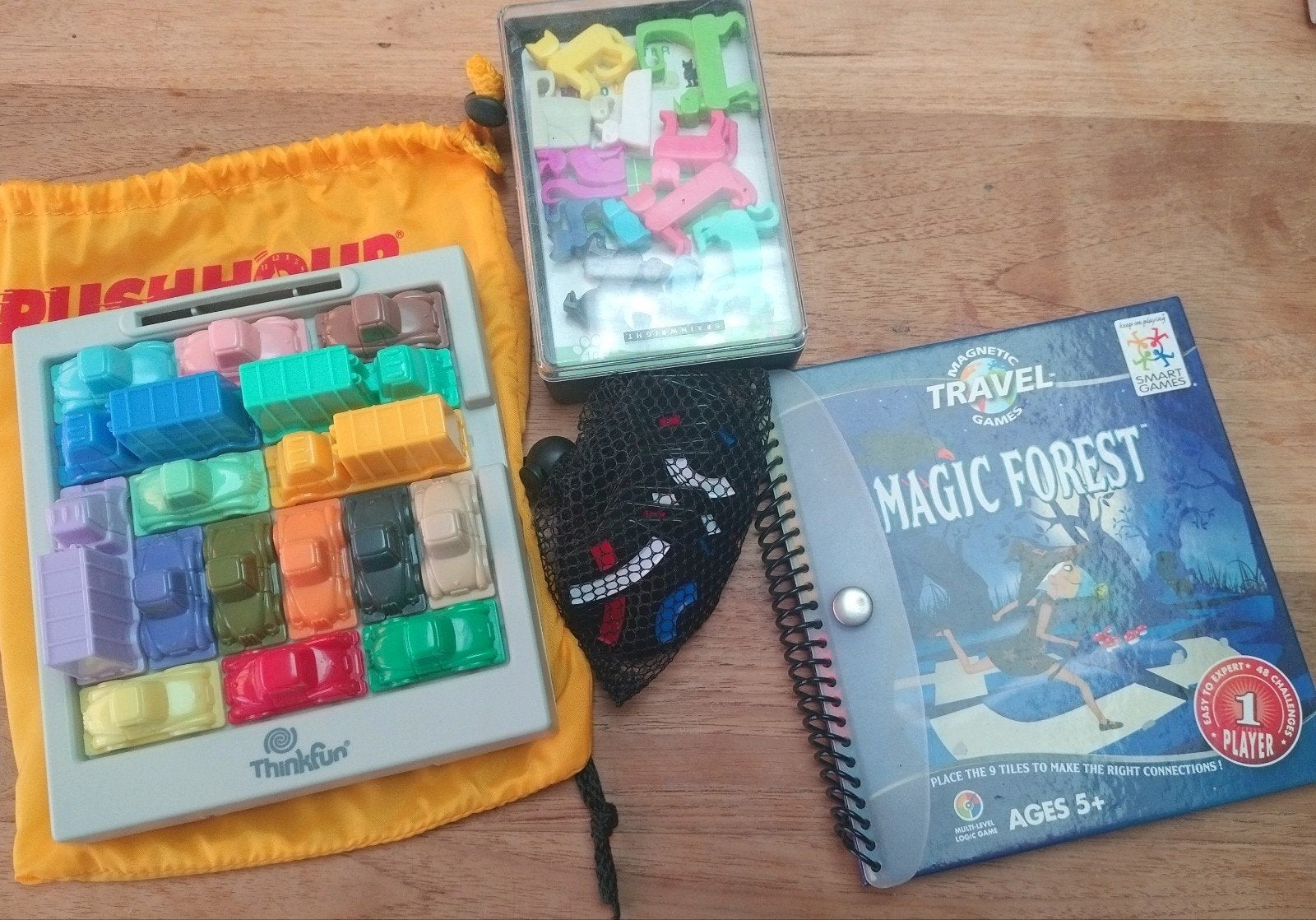 Denkspellen set: Rush Hour, Cat Stax, Tantrix & Magic Forest, ThinkFun, SmartGames, Een of twee spelers, Ophalen of Verzenden