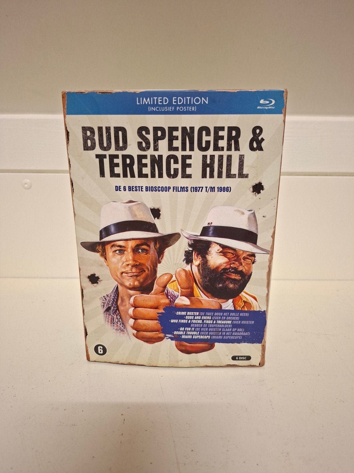 6 disc blue ray Bud Spencer & Terence Hill limited edition, Cd's en Dvd's, Blu-ray, Gebruikt, Boxset, Ophalen of Verzenden, Onbekend