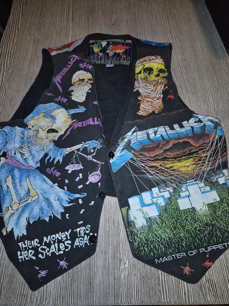 Metallica vest Jaren '90, Ophalen of Verzenden