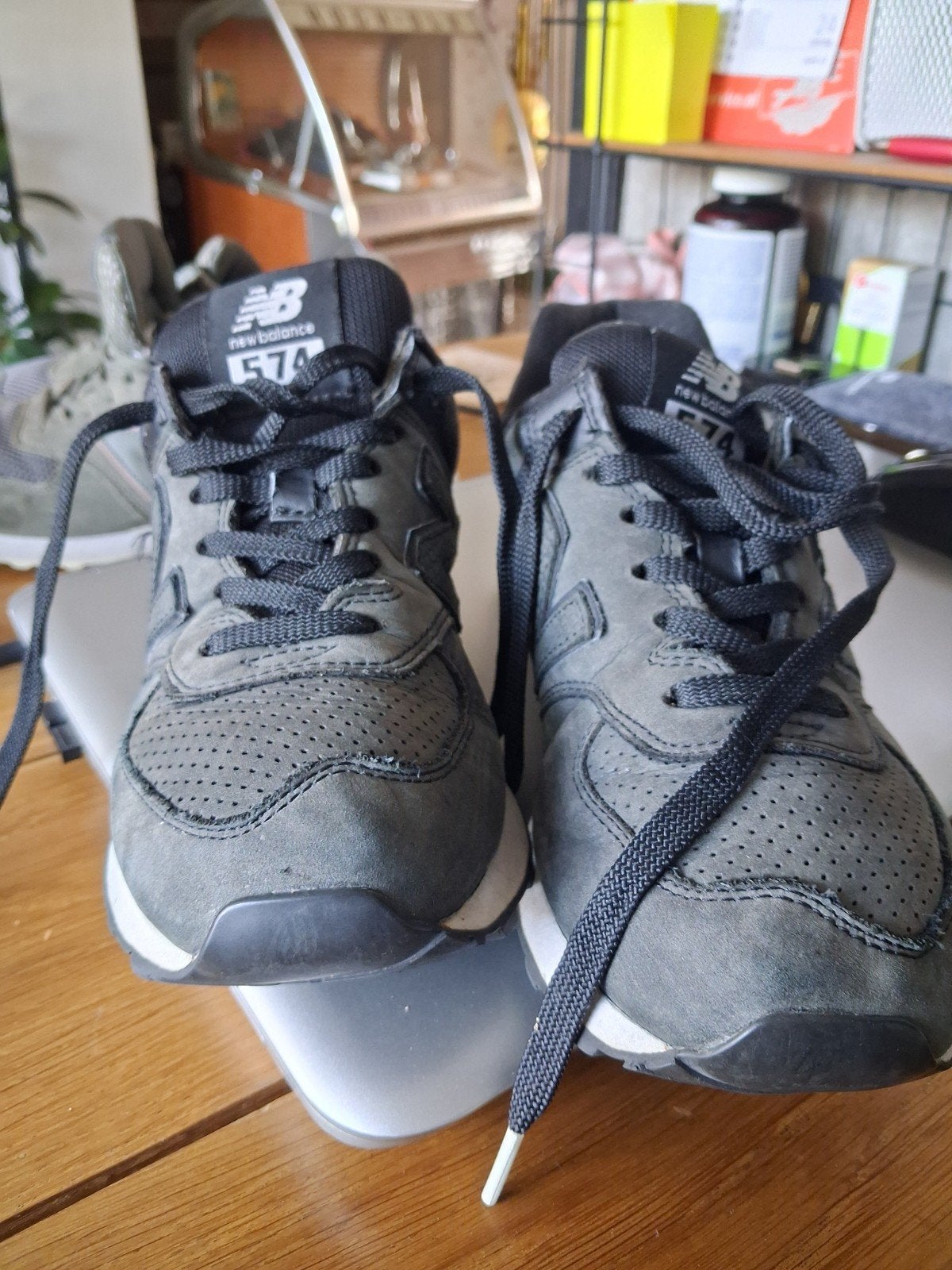 New Balance 574 Sneakers - Maat 38.5 - Donkergrijs, New Balance, Overige kleuren, Ophalen of Verzenden, Sneakers of Gympen