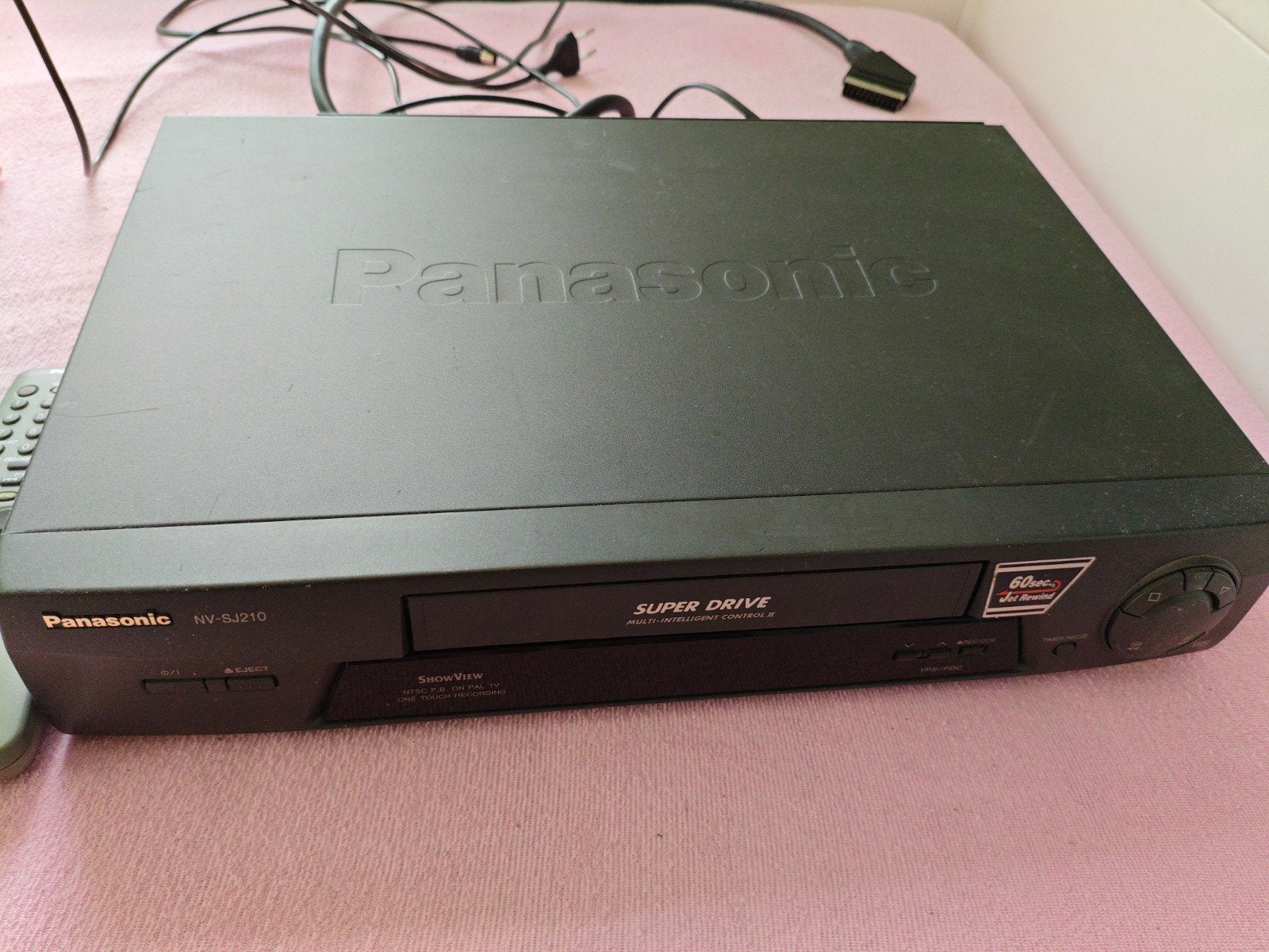 panasonic VHS speler werkend (zie beschrijving), Ophalen, Panasonic