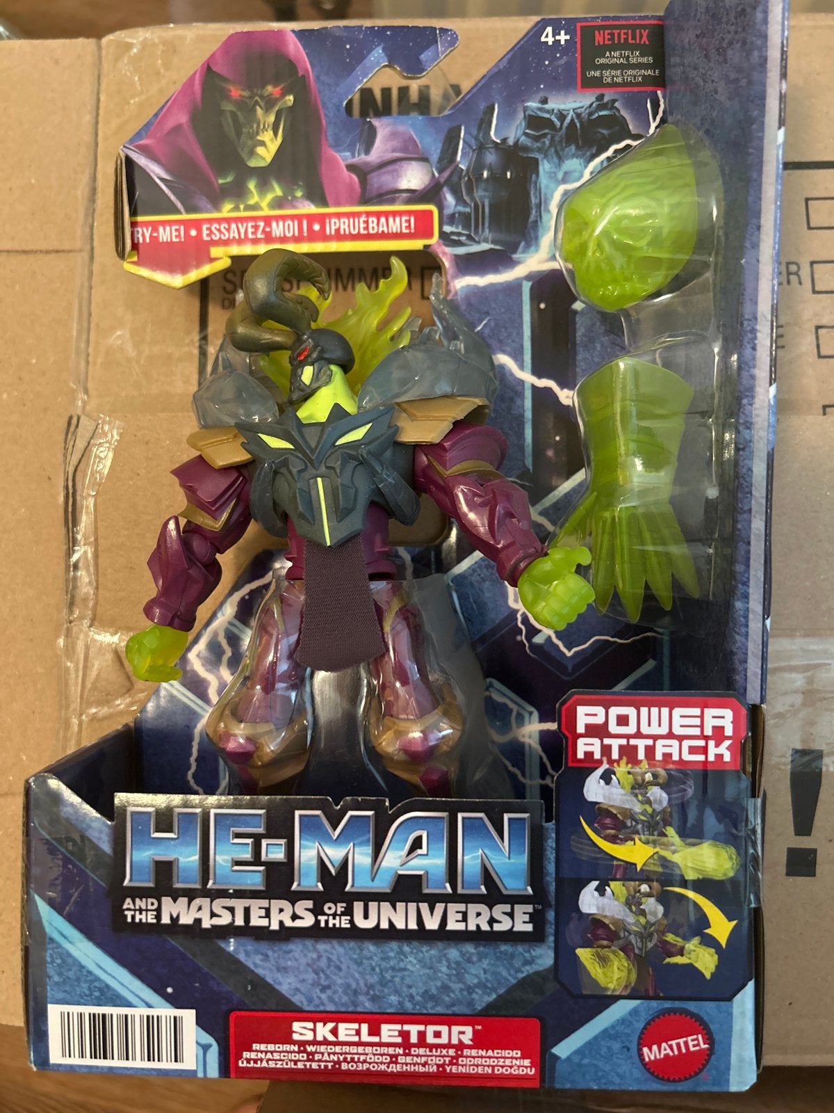 He-Man and the Masters of the Universe Skeletor figuur, Ophalen