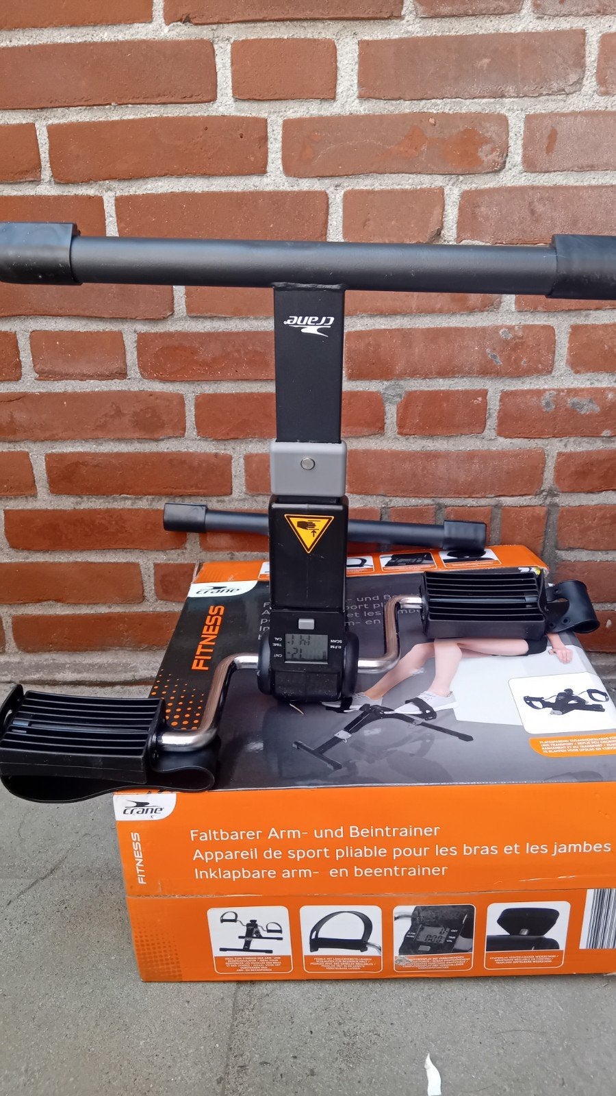 Nieuwe opvouwbare arm- en beentrainer - nooit gebruikt!, Sport en Fitness, Fitnessmaterialen, Ophalen of Verzenden, Nieuw, Benen