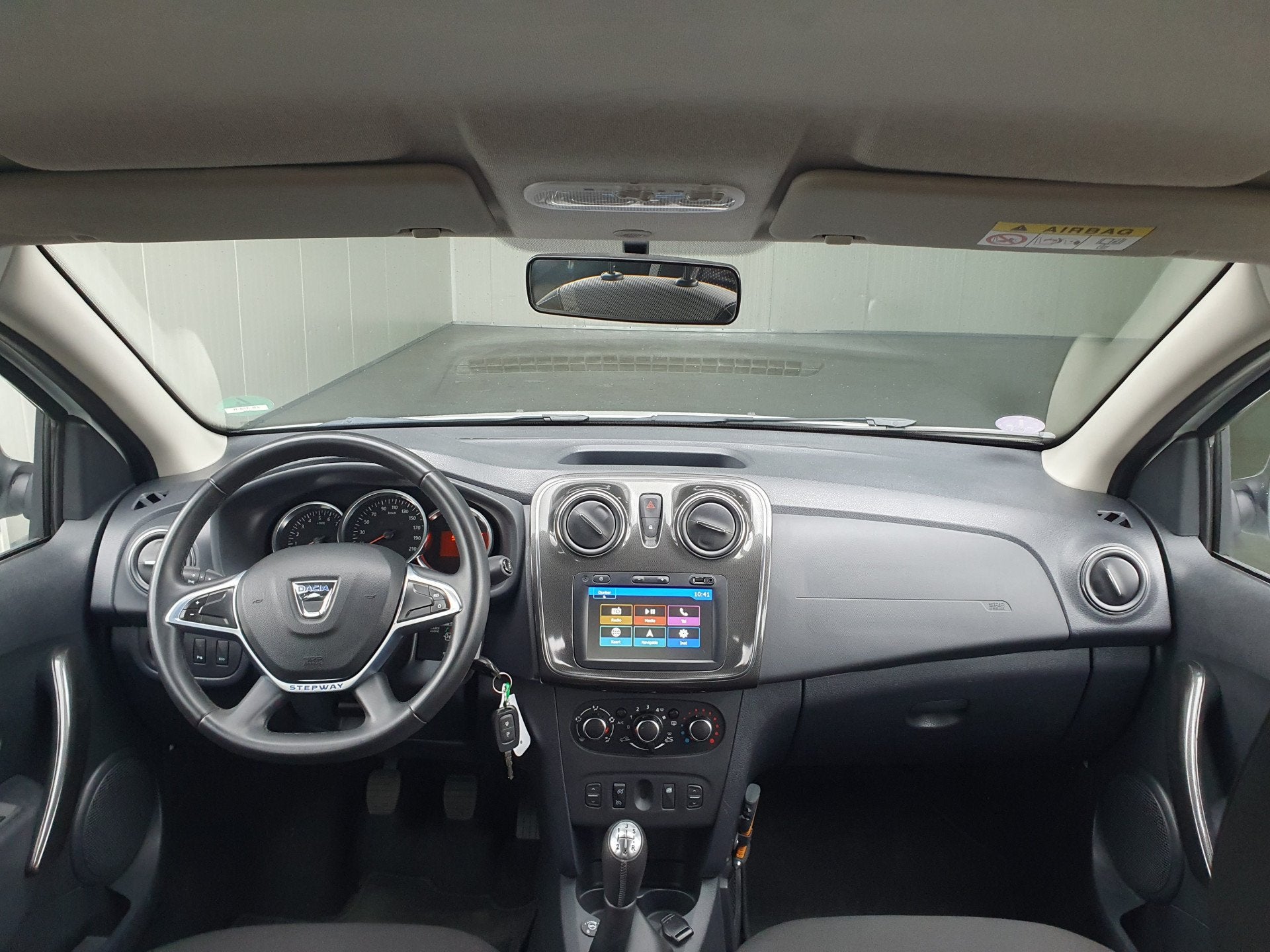 Dacia Sandero 0.9 TCe Bi-Fuel SL Stepway NAVI/PDC/CRUISE/AIR, Auto's, Voorwielaandrijving, 898 cc, Stof, Euro 6