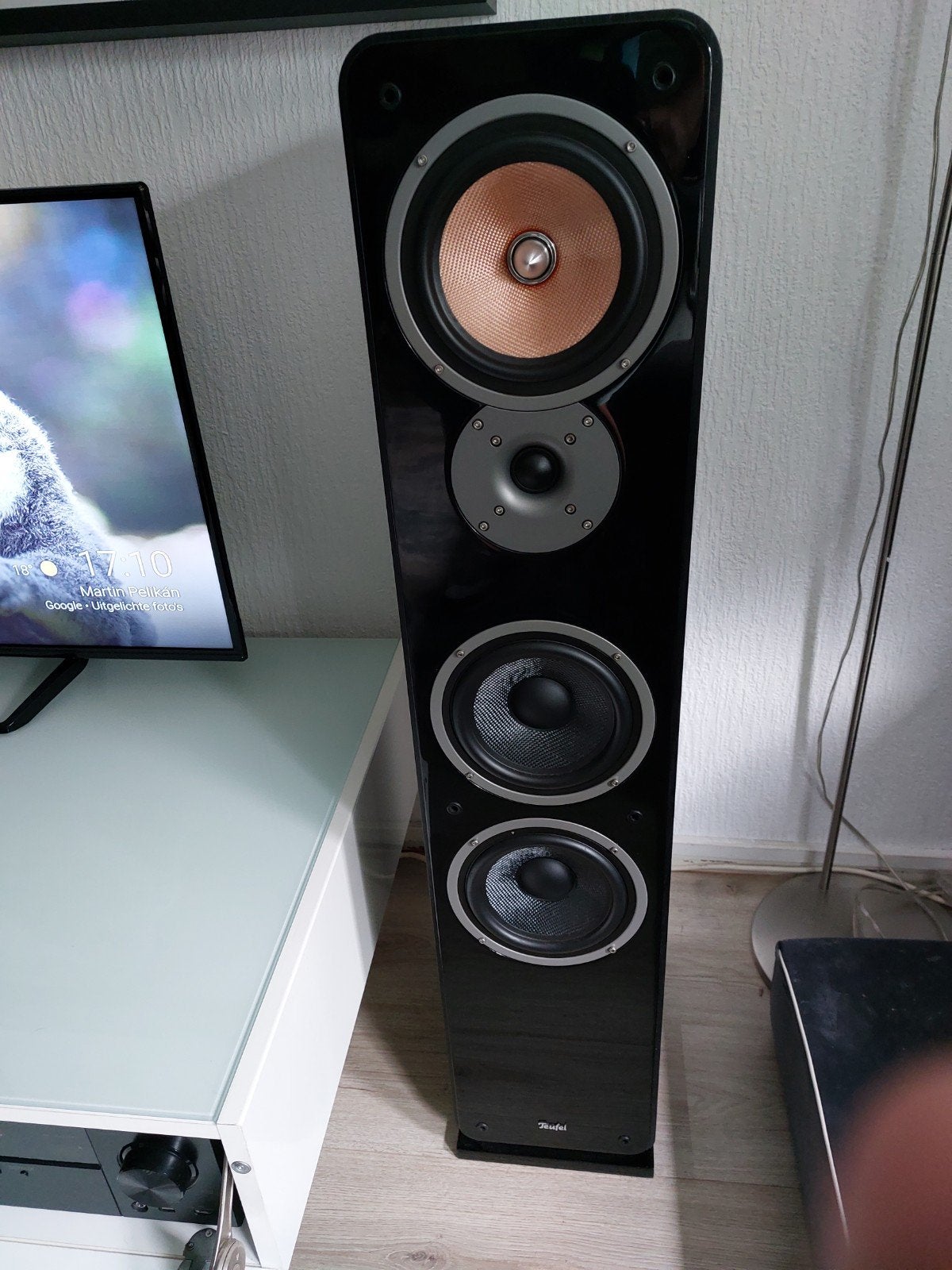 Teufel Ultima 40 Mk2 Vloerstaande Luidspreker - Zwart, Overige merken, Ophalen of Verzenden, Zo goed als nieuw, 120 watt of meer