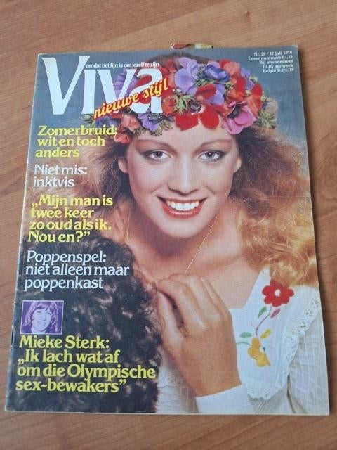 Viva 1976 Jane Birkin Mieke Sterk Poppen, Verzenden, 1960 tot 1980, Nederland, Tijdschrift