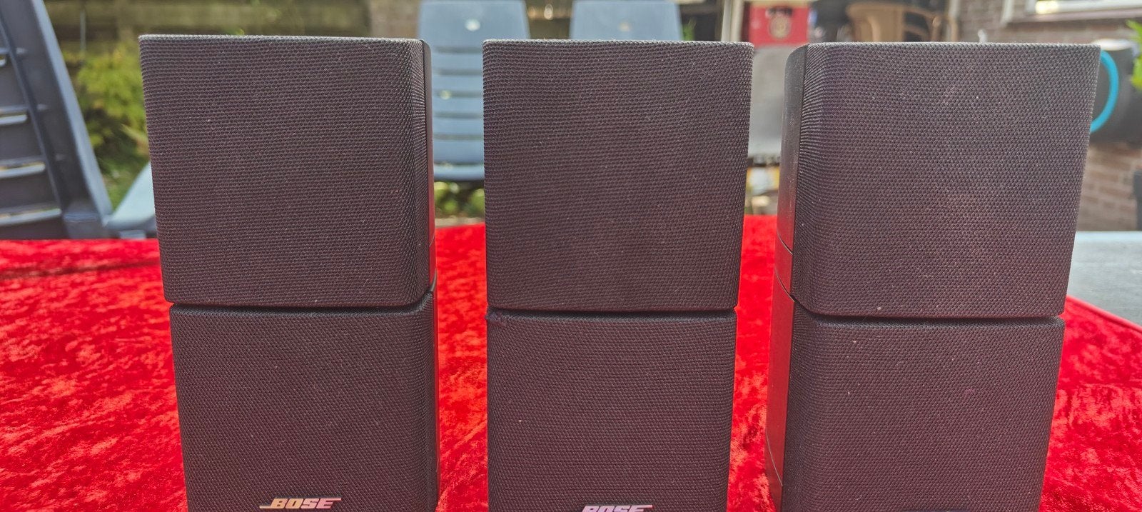 Bose set dubbele Cube luidsprekers 3x, Ophalen of Verzenden, Zo goed als nieuw, Bose