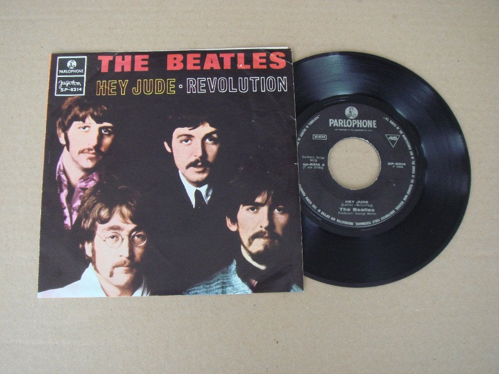 The Beatles Hey Jude / Revolution Vinyl single - Yugoslavia, Cd's en Dvd's, Gebruikt, 7 inch, Ophalen of Verzenden, Overige typen
