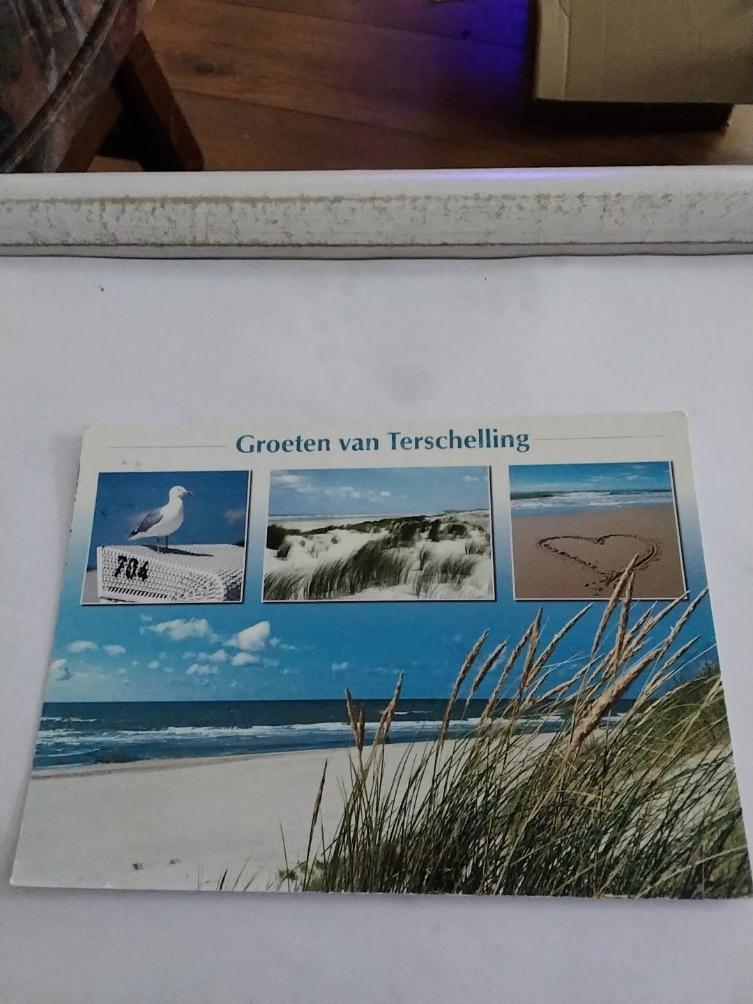 Ansichtkaart Groeten van Terschelling - Gelopen, Ophalen of Verzenden, 1980 tot heden, Gelopen, Waddeneilanden