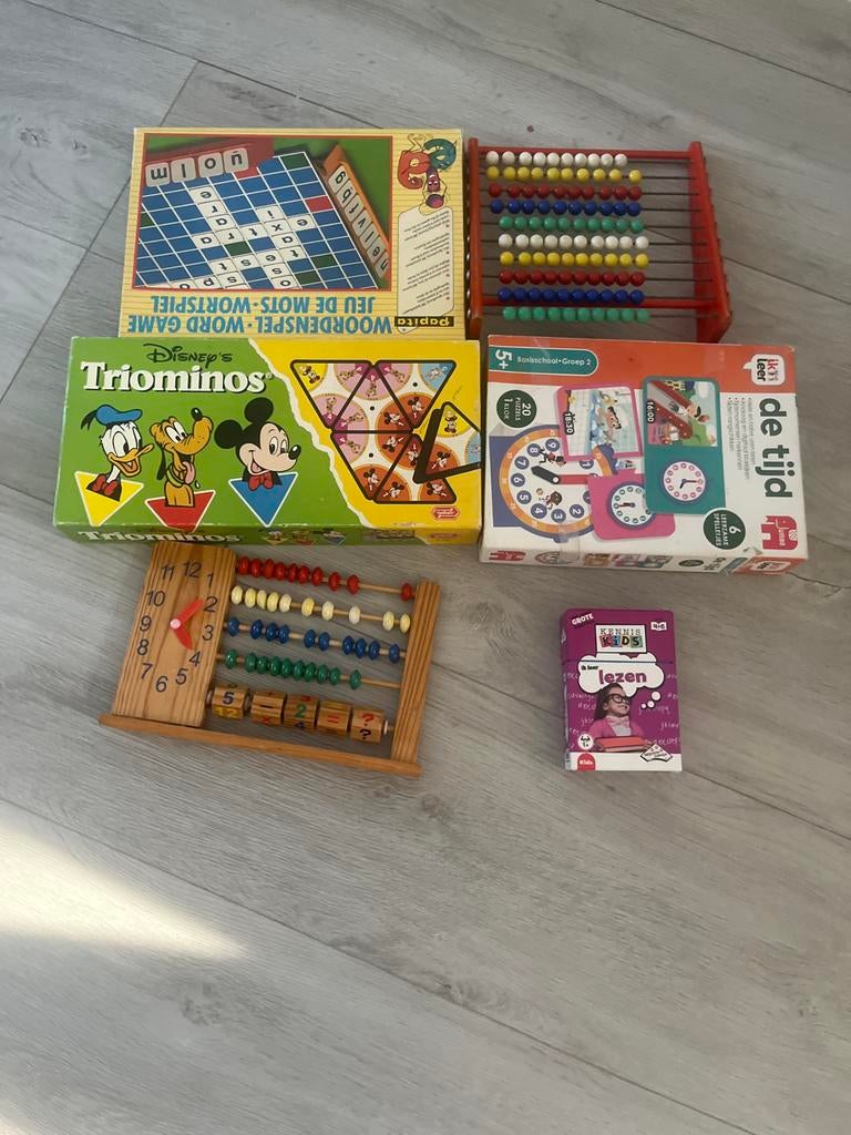 Educatieve Spellen en Telramen Set, Hobby en Vrije tijd, Ophalen of Verzenden, Zo goed als nieuw, Overige