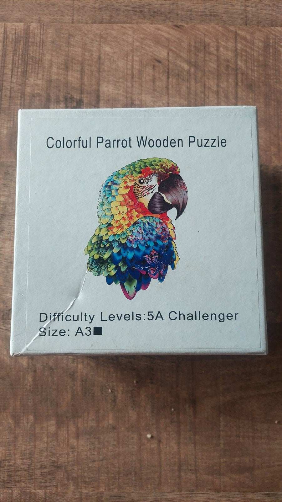 leuke houten legpuzzel, Ophalen of Verzenden, Minder dan 500 stukjes, Gebruikt, Legpuzzel