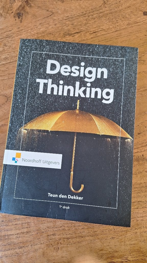 Design Thinking - Teun den Dekker, Boeken, Zo goed als nieuw, Teun den Dekker, Beta, HBO