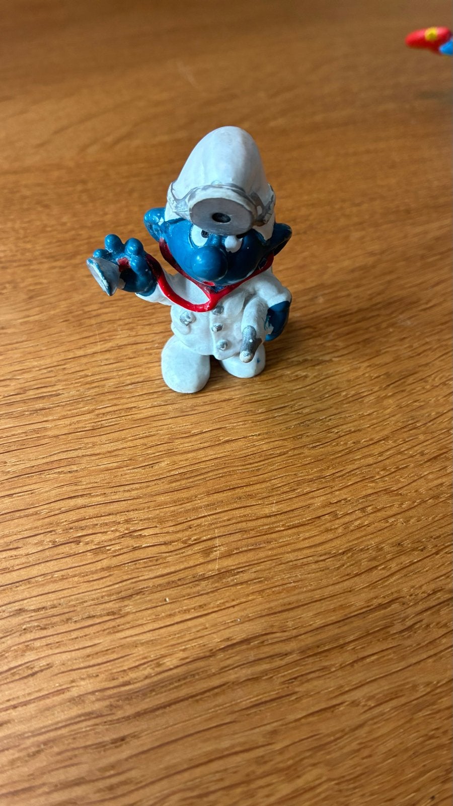 Smurf Dokter Figuur - Schleich 1978, Verzamelen, Ophalen of Verzenden, Gebruikt, Overige Smurfen, Poppetje, Figuurtje of Knuffel