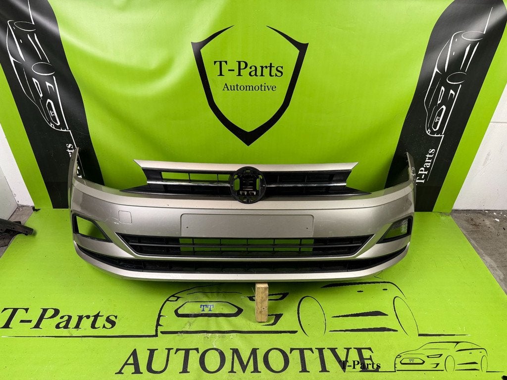 vw volkswagen polo 2G PDC voorbumper bumper grille rooster, Auto-onderdelen, Carrosserie en Plaatwerk, Bumper, Volkswagen, Gebruikt