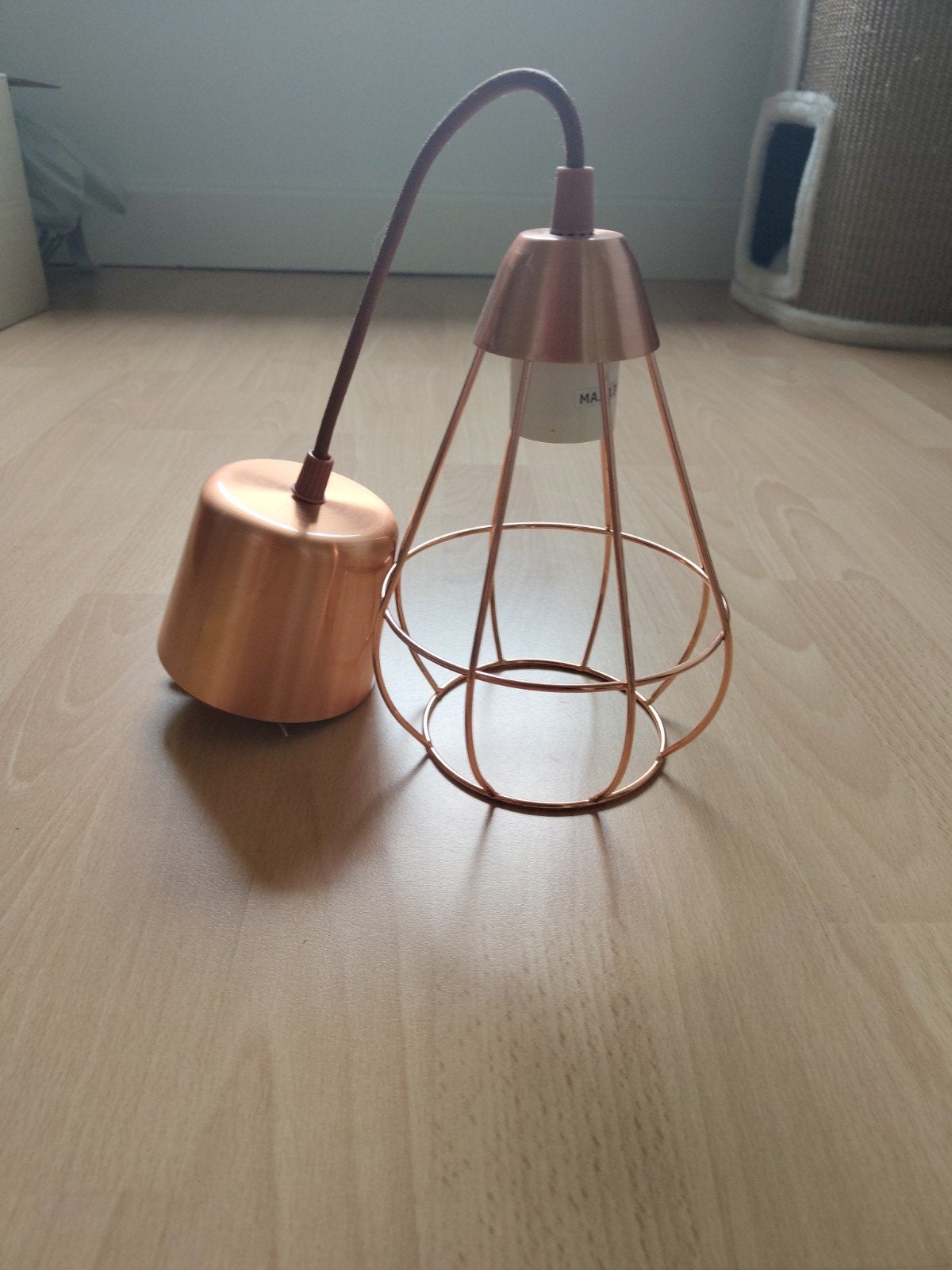 Bronskleurig Ikea lampje, Huis en Inrichting, Ophalen