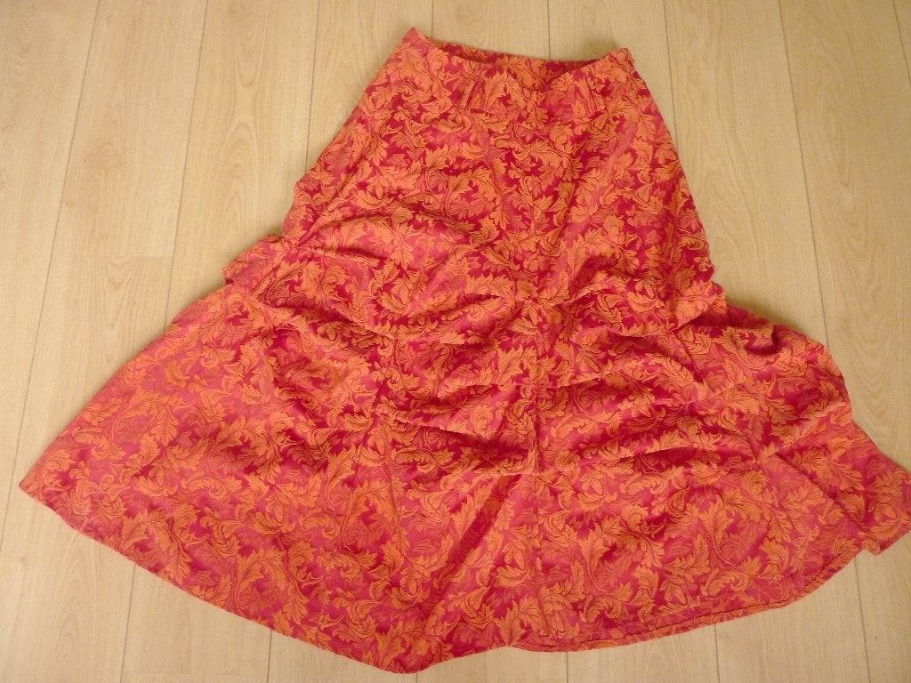 Mooie lange rok van ART, Kleding | Dames, Maat 42/44 (L), Oranje, Ophalen of Verzenden, Zo goed als nieuw