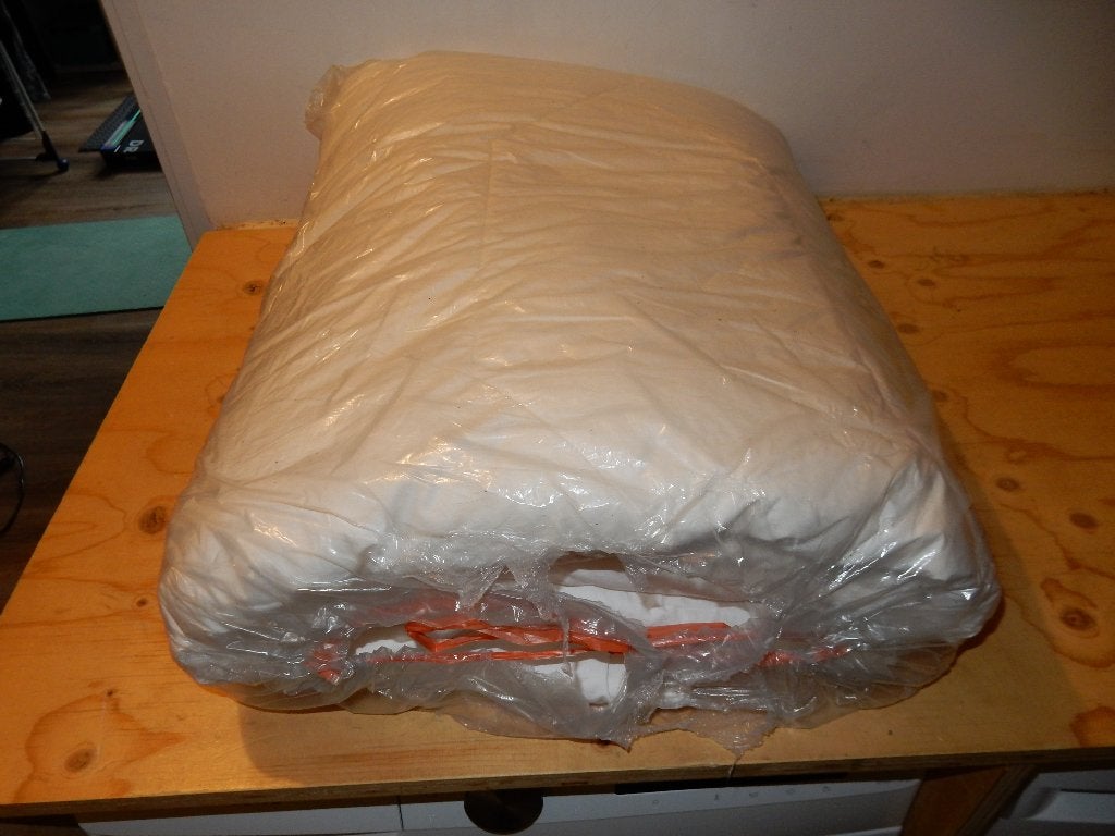 van Ness wollen zomerdekbed 240 x 220 cm, Huis en Inrichting, Eenpersoons, Wit, Ophalen of Verzenden, Overige merken