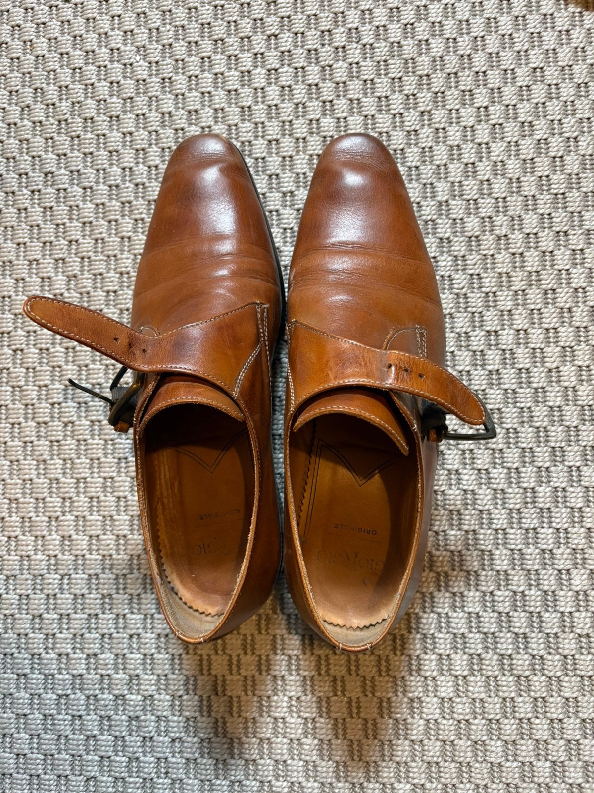Herenschoen  Giorgio maat 42, Bruin, Ophalen of Verzenden, Gespschoenen, Gedragen
