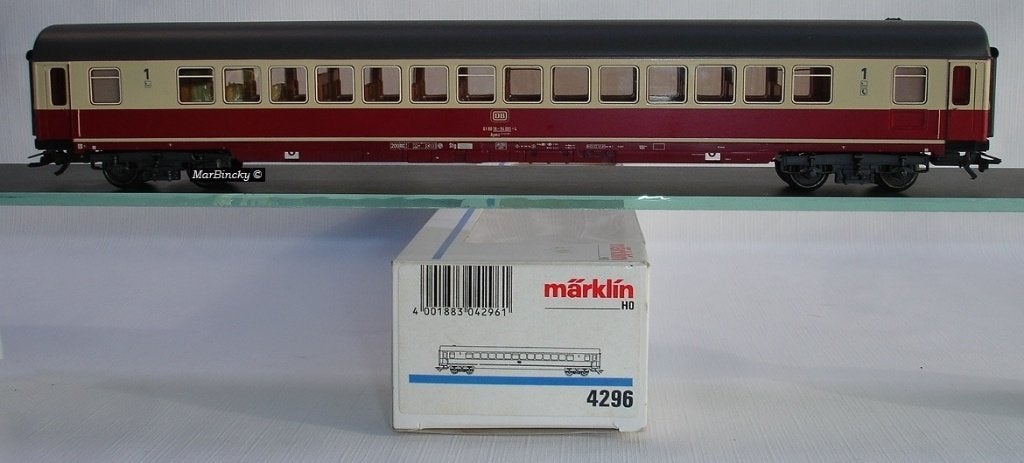 Märklin 4296 DB TEE Personenrijtuig / Großraumwagen !, Wisselstroom, Wagon, Ophalen of Verzenden, Zo goed als nieuw