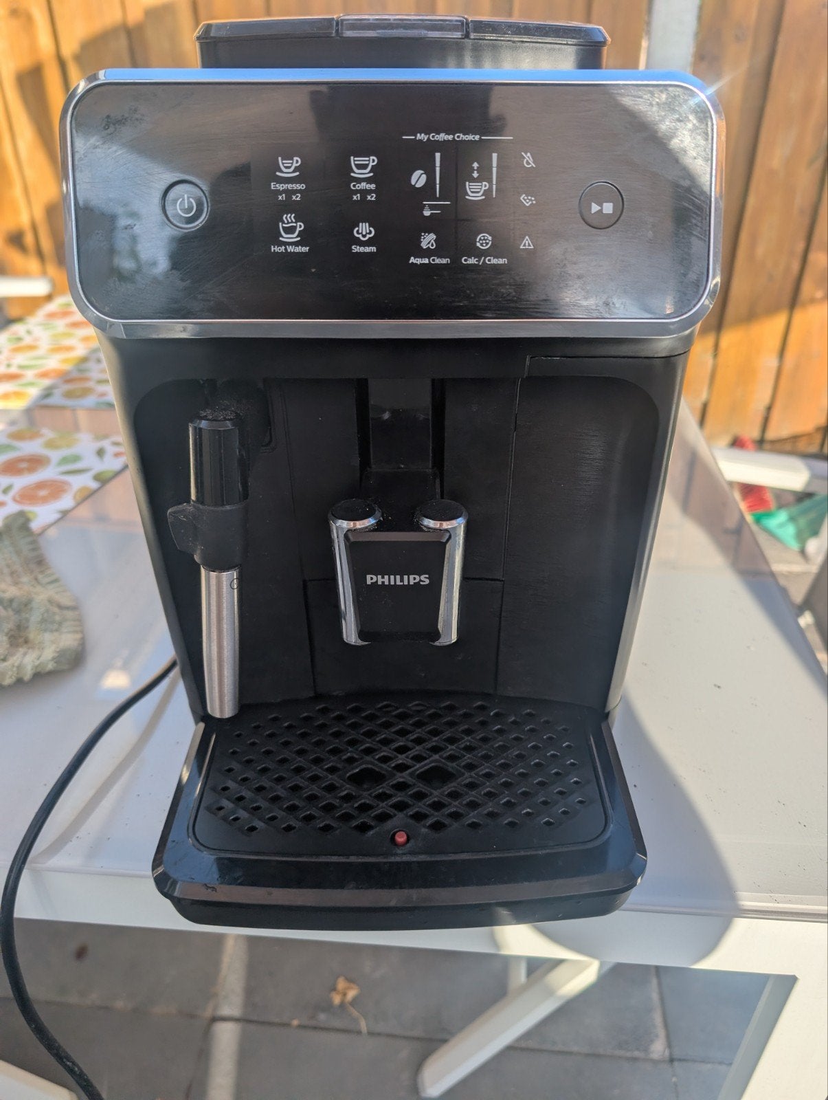 Philips EP2220 Koffiemachine - Kraantje lekt, Witgoed en Apparatuur, Koffiezetapparaten, Gebruikt, Espresso apparaat, Ophalen of Verzenden