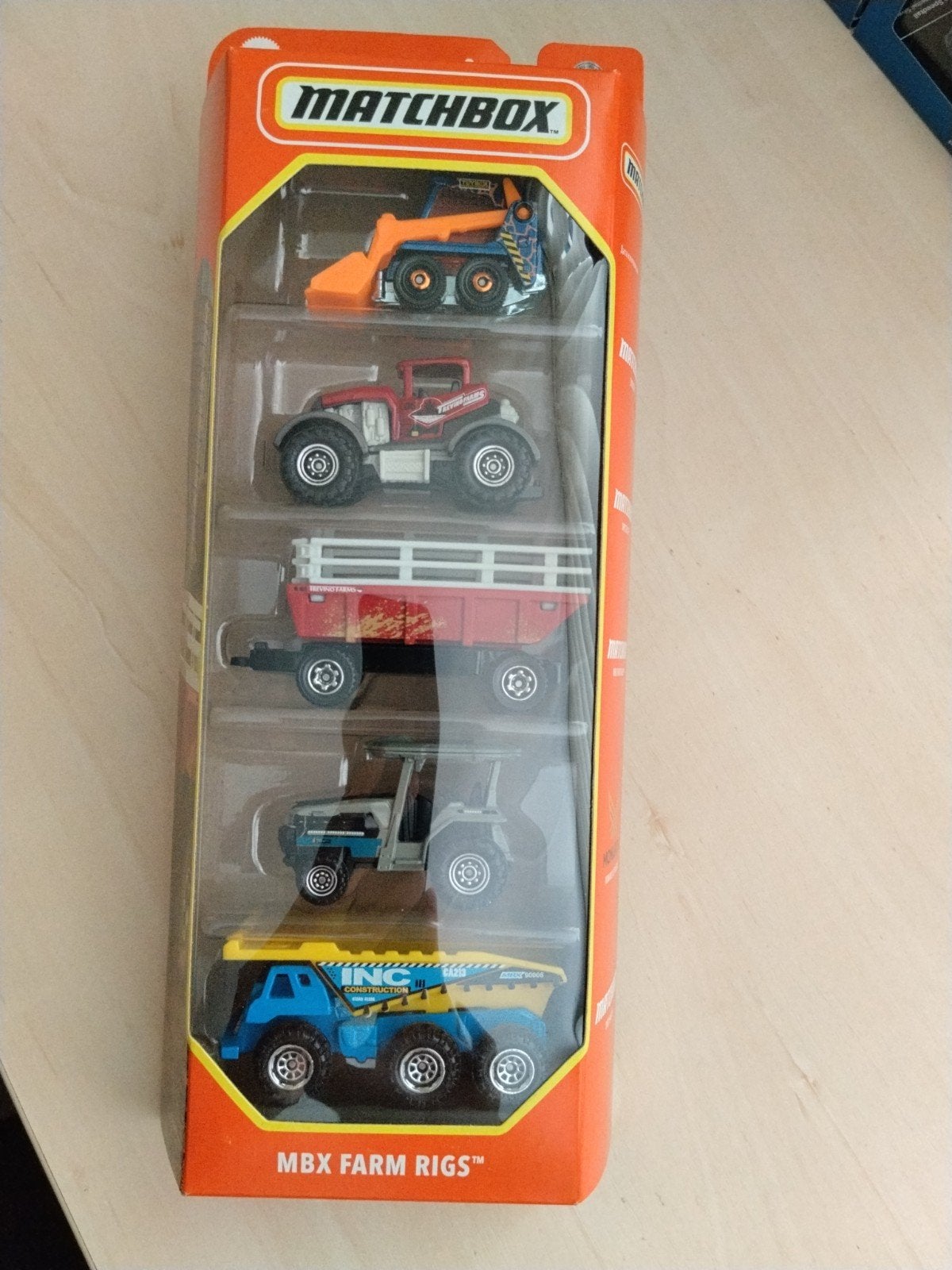 Matchbox MBX farm rigs 5-pack, Ophalen of Verzenden, Nieuw, Auto