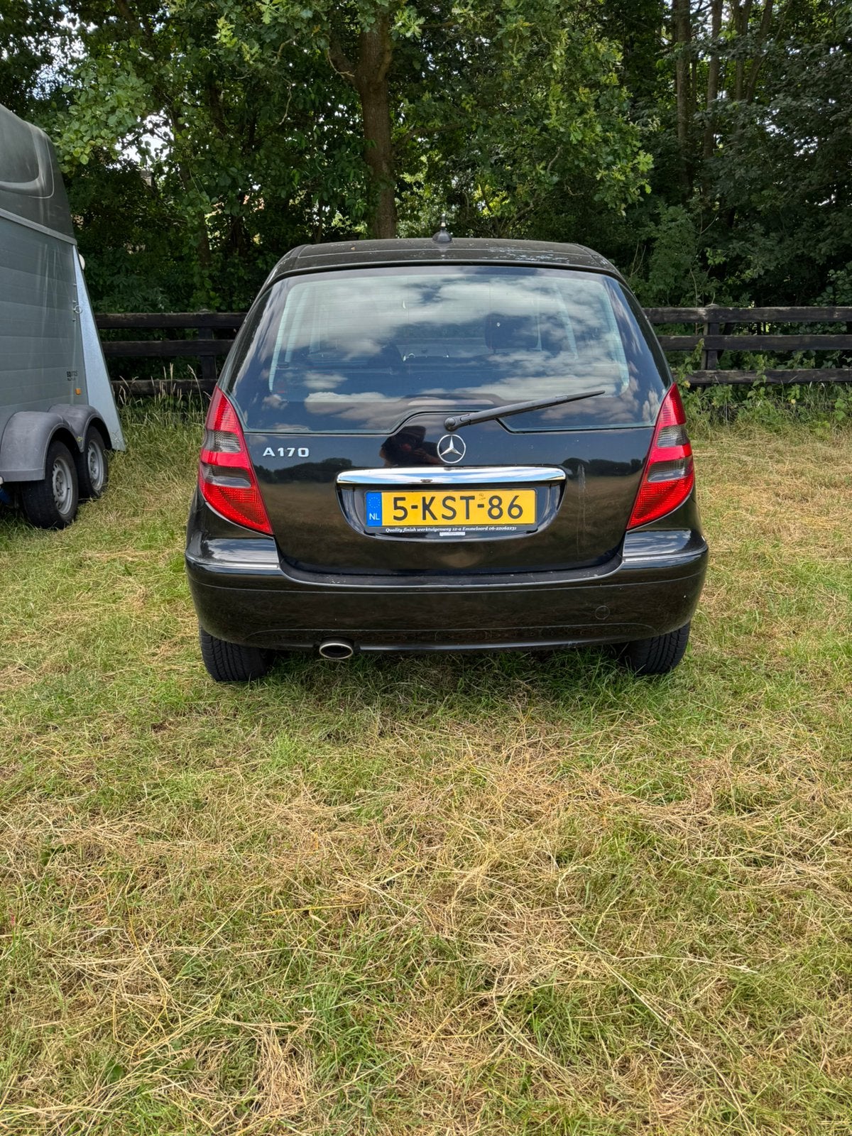 Mercedes-Benz A-Klasse 1.7 A170 5DRS 2005 Zwart, Auto's, 15 km/l, Elektrische ramen, Zwart, 4 cilinders