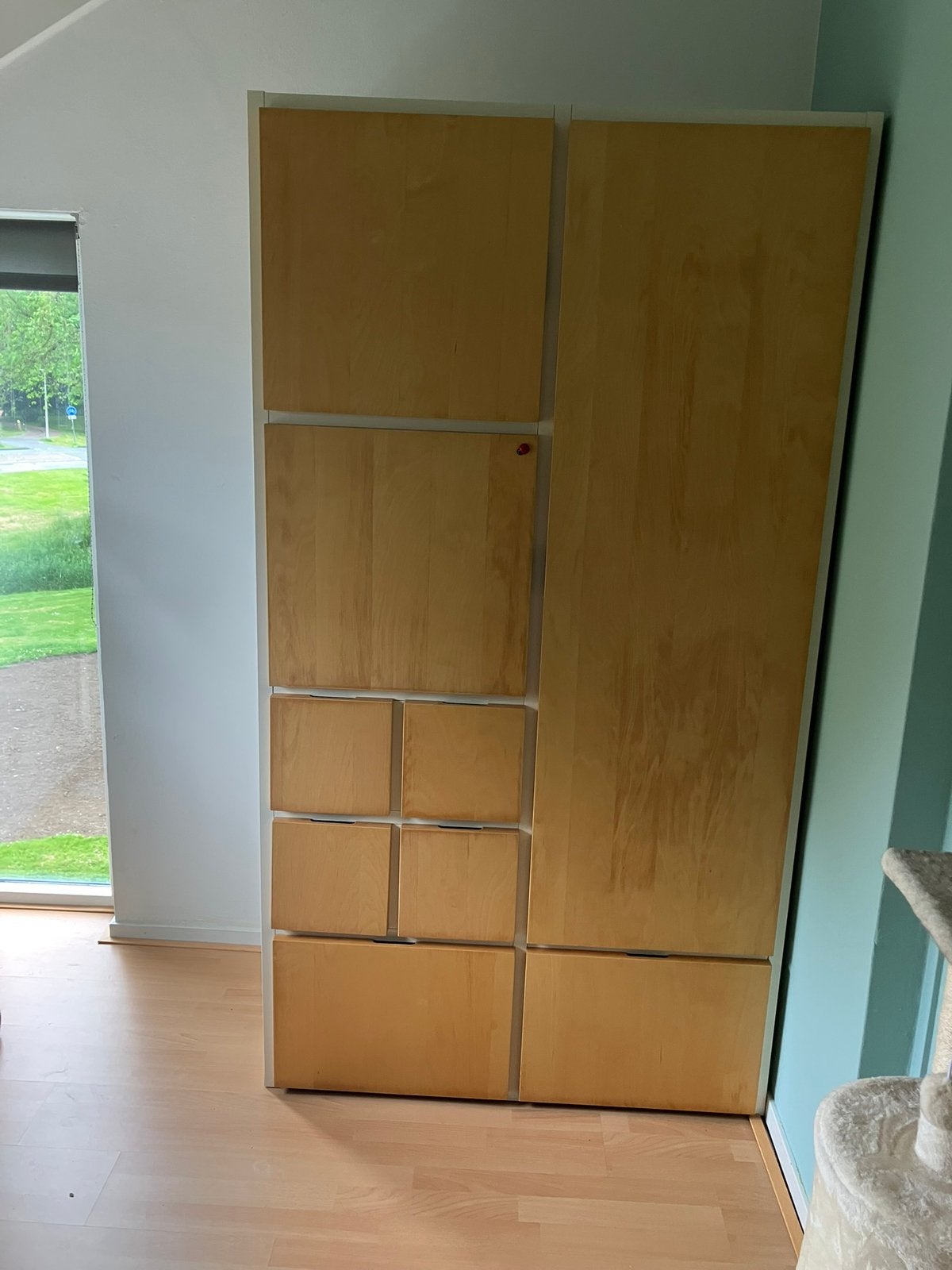 Kledingkast, Ikea Rakke (Visthus), Huis en Inrichting, Kasten | Kledingkasten, 100 tot 150 cm, 200 cm of meer, Zo goed als nieuw