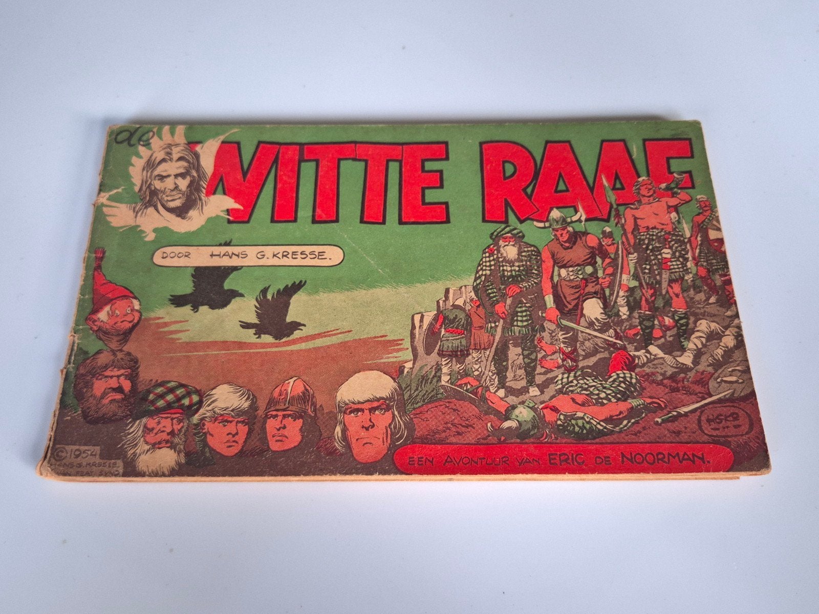 De Witte Raaf - Eric de Noorman door Hans G. Kresse (1954), Eén stripboek, Ophalen of Verzenden, Gelezen