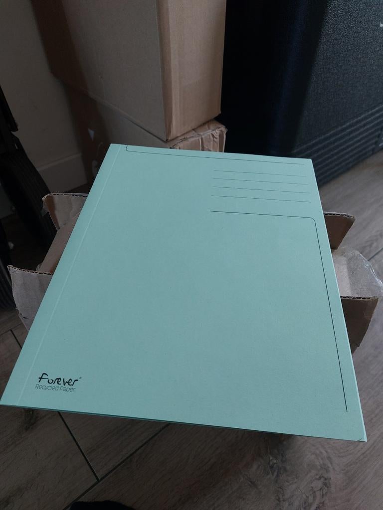 Lichtgroene dossiermappen (totaal 149 stuks) van Forever, Diversen, Ophalen, Nieuw