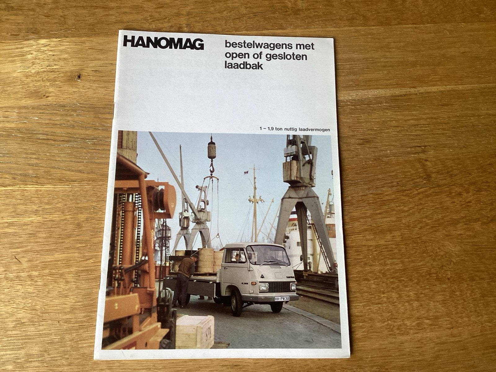 Hanomag Bestelwagens Brochure en prijslijst (1969), Ophalen of Verzenden, Zo goed als nieuw, Overige merken